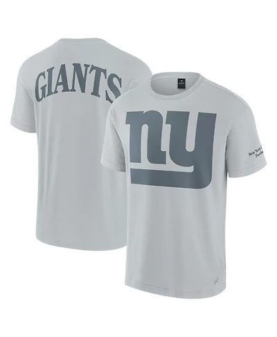 Fanatics Men's and Women's Gray New York Giants Elements Iconic T-Shirt