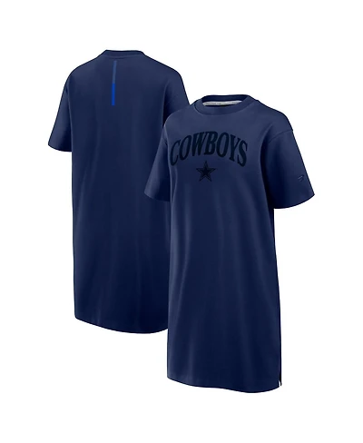 Fanatics Women's Navy Dallas Cowboys Elements Go Tri-Blend Dress