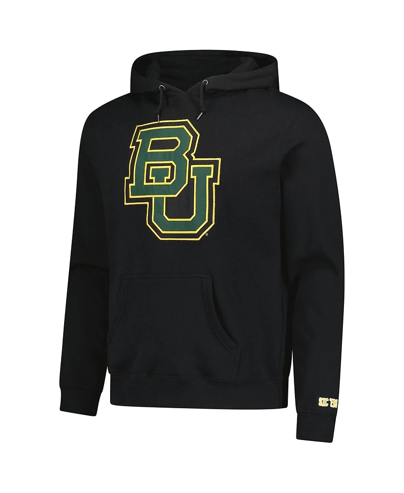Fanatics Unlabeled Men's Black Baylor Bears Foundation Fleece Pullover Hoodie