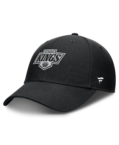 Fanatics Men's Black Los Angeles Kings Core Adjustable Hat