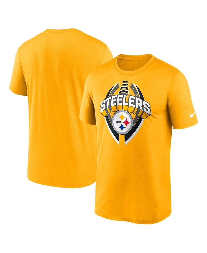 Nike Men's Gold Pittsburgh Steelers Legend Icon Performance T-Shirt