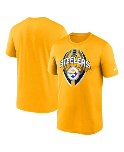 Nike Men's Gold Pittsburgh Steelers Legend Icon Performance T-Shirt