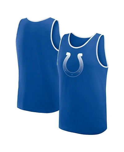 Logo Athletic Men's Royal Indianapolis Colts Unmatched Success Tank Top