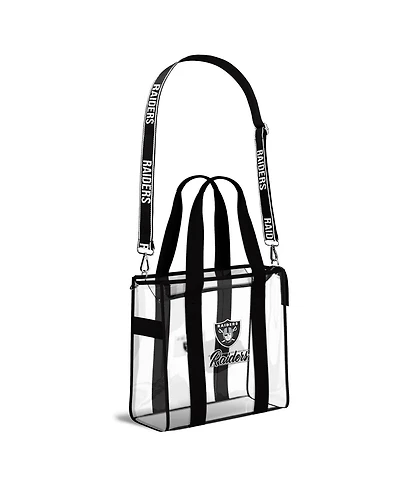 Wear by Erin Andrews Las Vegas Raiders Stadium with Team Color Trim Tote Bag