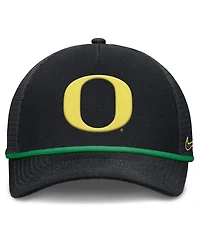 Nike Men's Black Oregon Ducks Rise Primetime Trucker Adjustable Hat