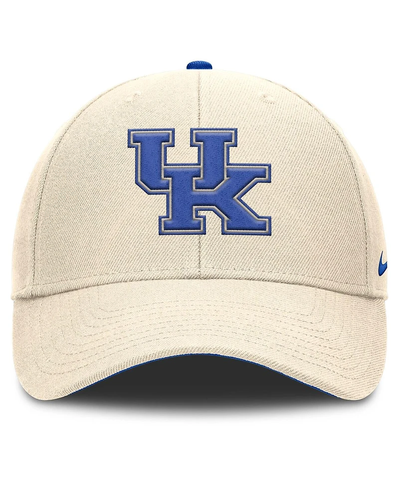 Nike Men's Natural Kentucky Wildcats Rise Primetime Performance Trucker Adjustable Hat