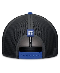 Nike Men's Royal/Black Kentucky Wildcats Legacy Arch Rise Performance Trucker Adjustable Hat