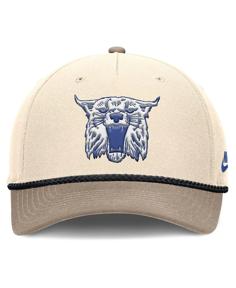 Nike Men's Natural Kentucky Wildcats Rise Legacy Throwback Logo Adjustable Hat