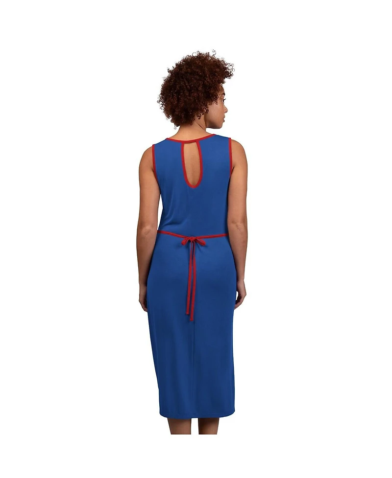 G-iii 4Her by Carl Banks Women's Royal Chicago Cubs Center Field Maxi Dress