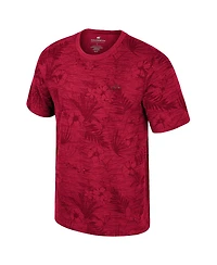 Colosseum Men's Cardinal Arkansas Razorbacks Floral Printed T-Shirt