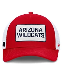 Nike Men's Red/White Arizona Wildcats 2025 On-Field Rise Patch Trucker Adjustable Hat