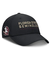 Nike Men's Black Florida State Seminoles 2025 On-Field Gameday Club Adjustable Hat
