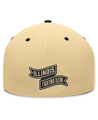 Fanatics Men's Gold/Black Illinois Fighting Illini Balance Fitted Hat