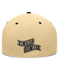 Fanatics Men's Gold/Black Nc State Wolfpack Balance Fitted Hat