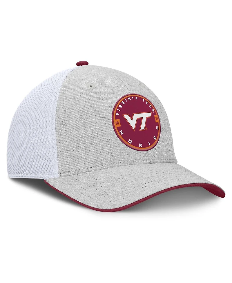 Fanatics Men's Heather Gray Virginia Tech Hokies Trigger Flex Hat