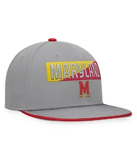 Fanatics Men's Gray Maryland Terrapins Duo Snapback Hat