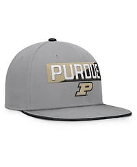 Fanatics Men's Gray Purdue Boilermakers Duo Snapback Hat