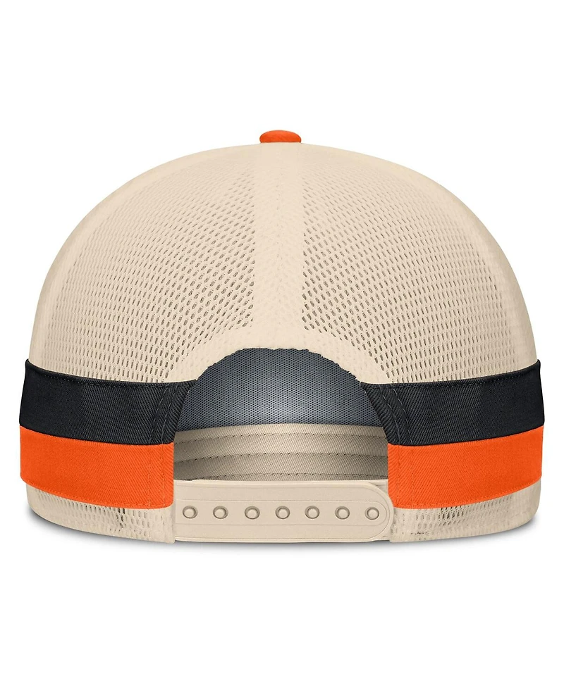 Fanatics Men's Orange/Cream Oregon State Beavers Prestige Trucker Adjustable Hat