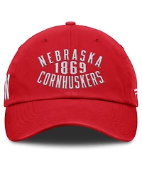 Fanatics Men's Scarlet Nebraska Huskers Archer Adjustable Hat