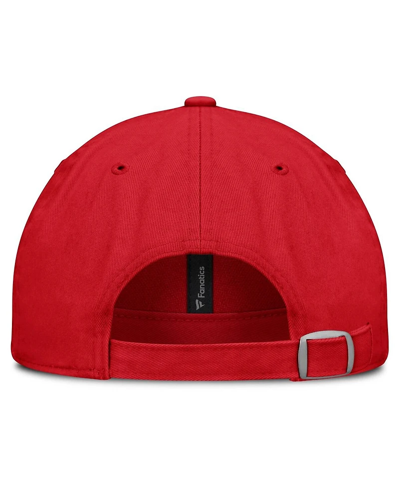 Fanatics Men's Red Utah Utes Archer Adjustable Hat