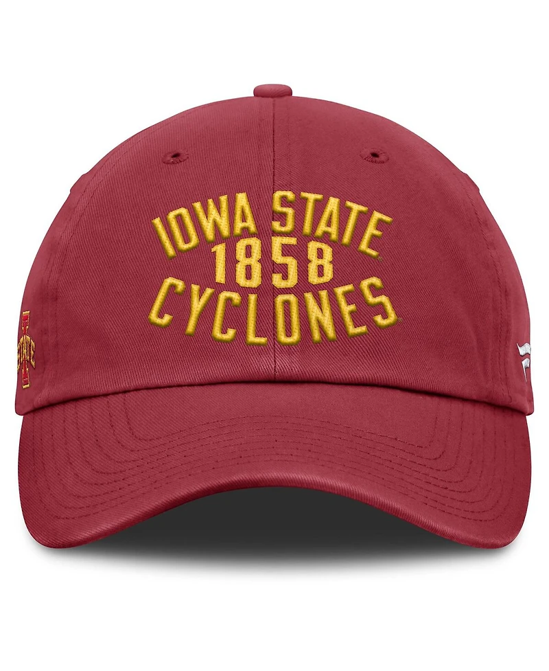 Fanatics Men's Cardinal Iowa State Cyclones Archer Adjustable Hat