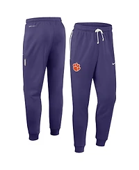 Nike Men's Purple Clemson Tigers 2025 Sideline Performance Taper Pants