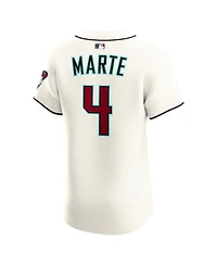 Nike Men's Ketel Marte Cream Arizona Diamondbacks Home Elite Jersey