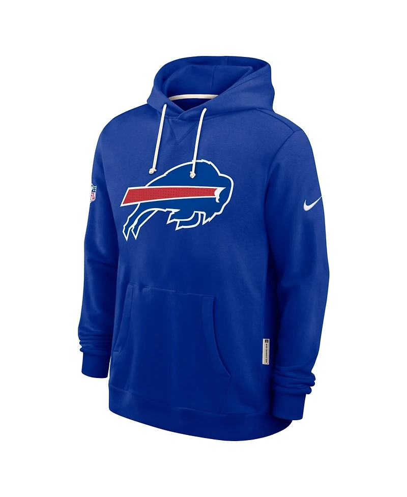Nike Men's Royal Buffalo Bills Sideline Initial Home Performance Pullover Hoodie