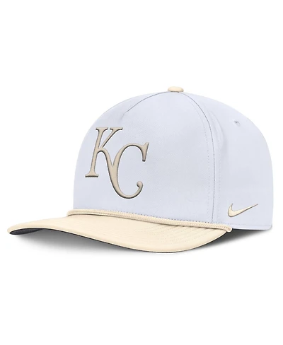 Nike Men's White/Cream Kansas City Royals Pro Performance Snapback Hat