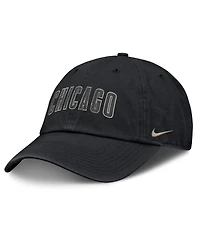 Nike Men's Black Chicago Cubs Camo Pack Club Adjustable Hat