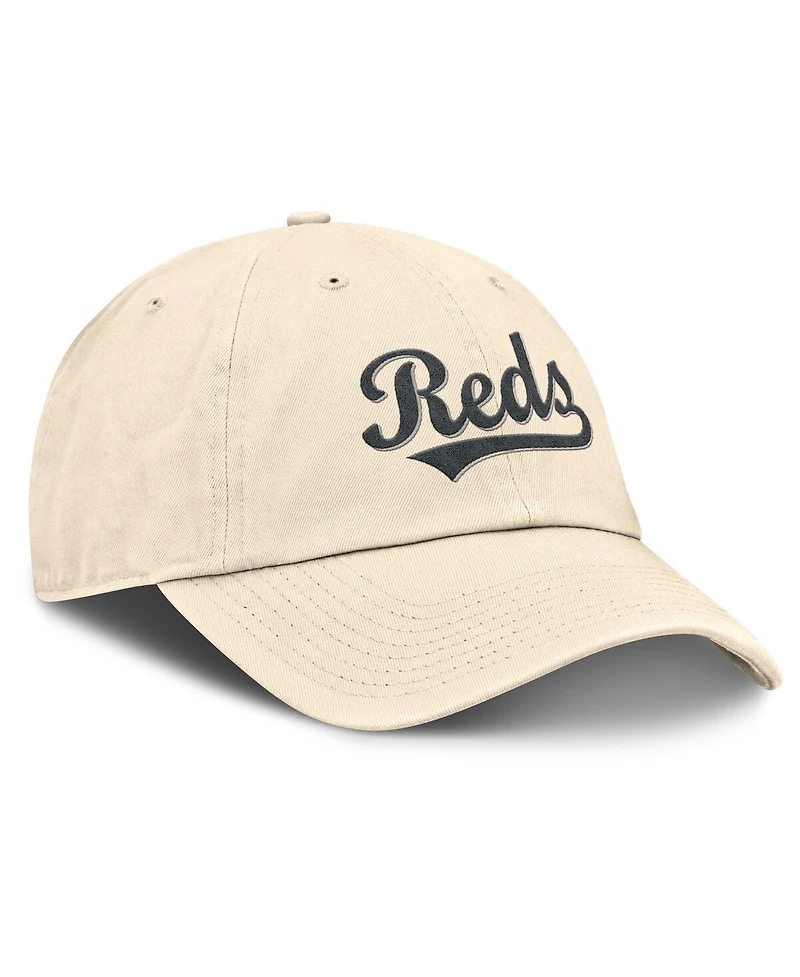 Nike Men's Natural Cincinnati Reds Camo Pack Club Adjustable Hat