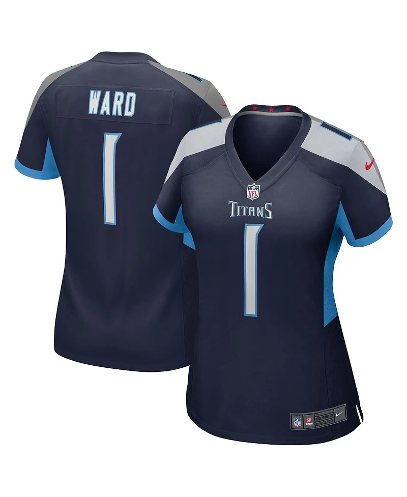 Nike Women's Cameron Ward Navy Tennessee Titans 2025 Nfl Draft First Round Pick Alternate Game Jersey