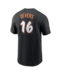 Nike Men's Rafael Devers Black San Francisco Giants 2025 City Connect Fuse Name Number T-Shirt
