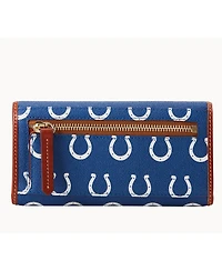 Dooney & Bourke Women's Indianapolis Colts Team Color Continental Clutch
