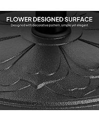 Outsunny Patio Umbrella Base, 26 lbs Resin Outdoor Umbrella Sd,