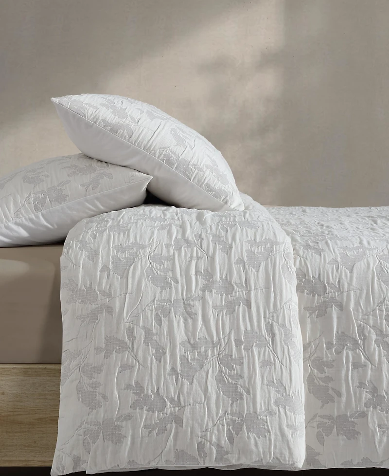 Calvin Klein Cascade Cotton Yarn-Dyed 3-Piece Duvet Cover Set, Queen