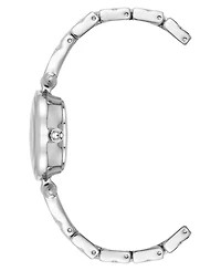 Anne Klein Women's Quartz Silver-Tone Crystal Accented Watch, 26mm