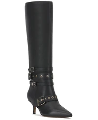 Vince Camuto Women's Tyleen Wide-Calf Knee-High Moto Dress Boots