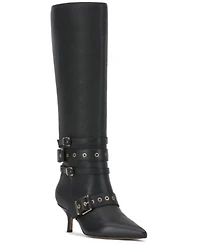 Vince Camuto Womens Tyleen Knee High Moto Boot Regular Wide Calf