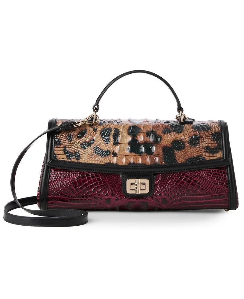 Brahmin Dayan Small Leather Towers Satchel