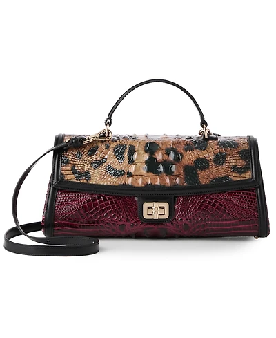 Brahmin Dayan Small Leather Towers Satchel