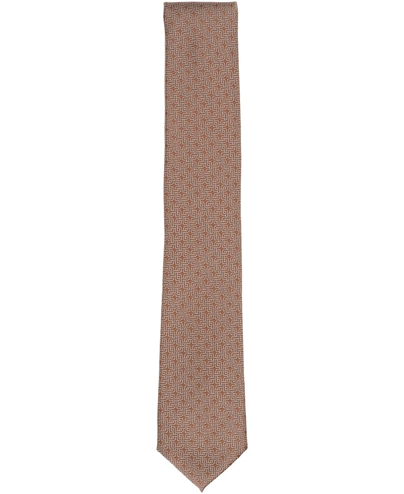 Alfani Men's Tundra Abstract Pattern Tie, Macy's Exclusive