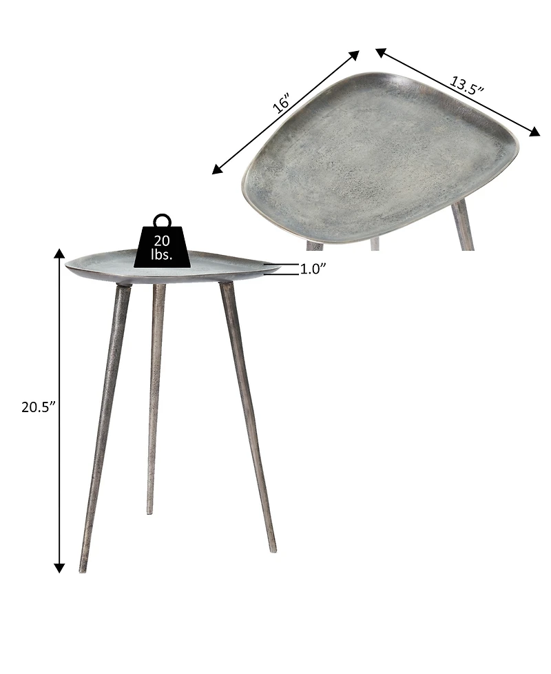 Convenience Concepts 20.5" Bali Metal Tall End Table