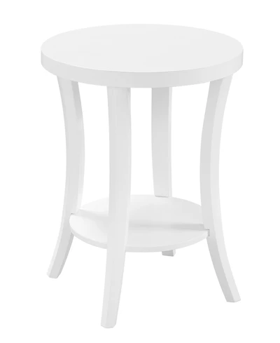 Convenience Concepts 18" Wood Charleston Round End Table