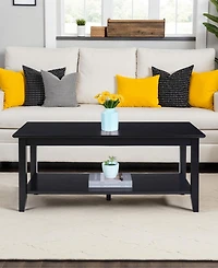 Convenience Concepts 20" Wood American Heritage Rectangle Coffee Table