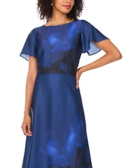 Vince Camuto Women's Crewneck Flowy Short-Sleeve Blouse