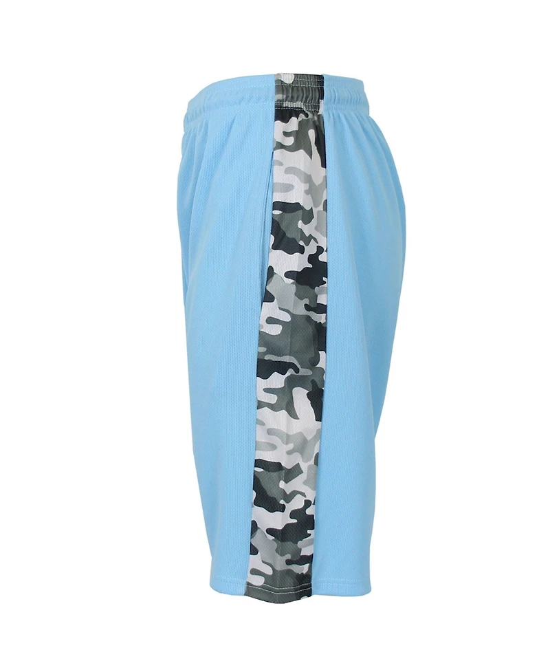 Galaxy By Harvic Women's Loose Fit Moisture Wicking Performance Quick Dry Mesh Shorts With Side Block Design