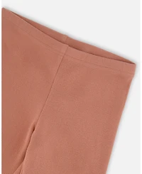 Deux par Girl Super Soft Ribbed Leggings Dusty Pink