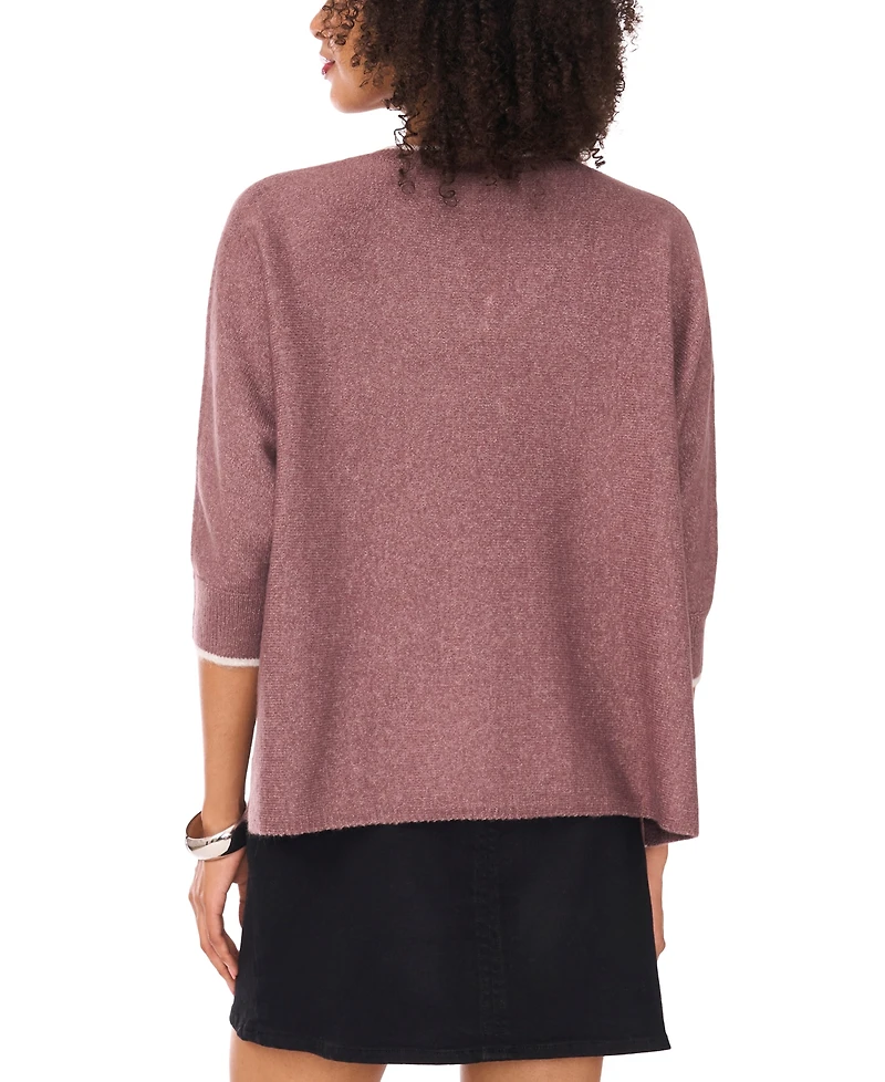 Vince Camuto Women's V-Neck 3/4-Sleeve Sweater