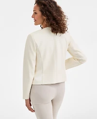 Jm Collection Women's Faux-Leather Jacket, Macy's Exclusive